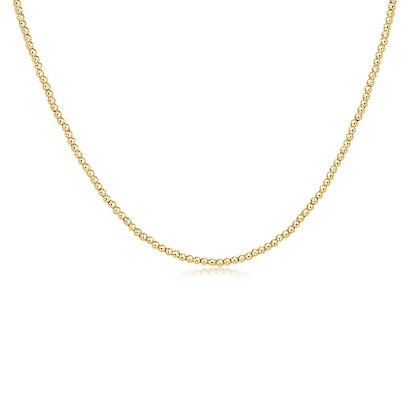 enewton 17" Choker Classic Gold 2mm Bead