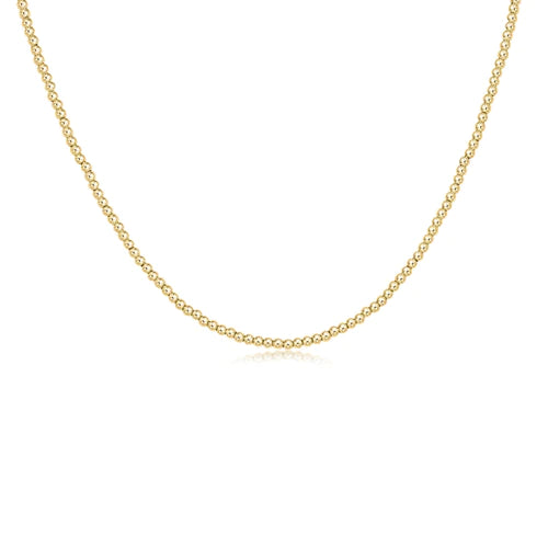 enewton 15" Choker Classic Gold 2mm Bead