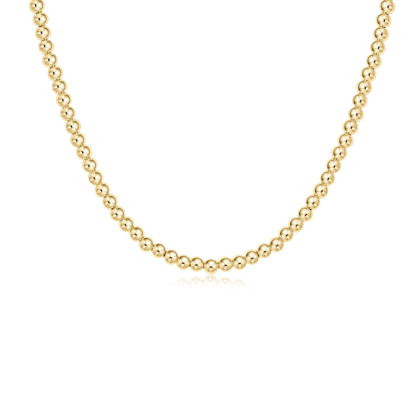 enewton 17" Choker Classic Gold 4mm Bead