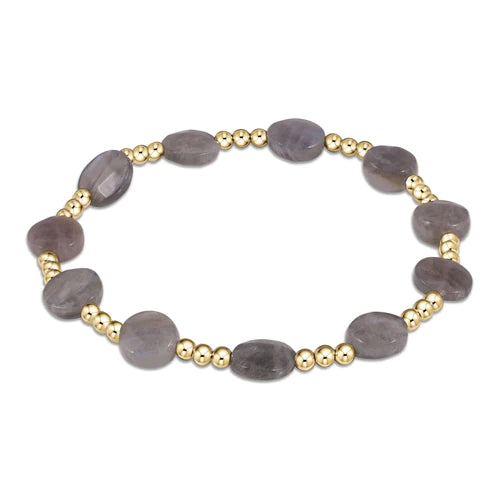 enewton Admire Gold 3mm Bead Bracelet, Labradorite