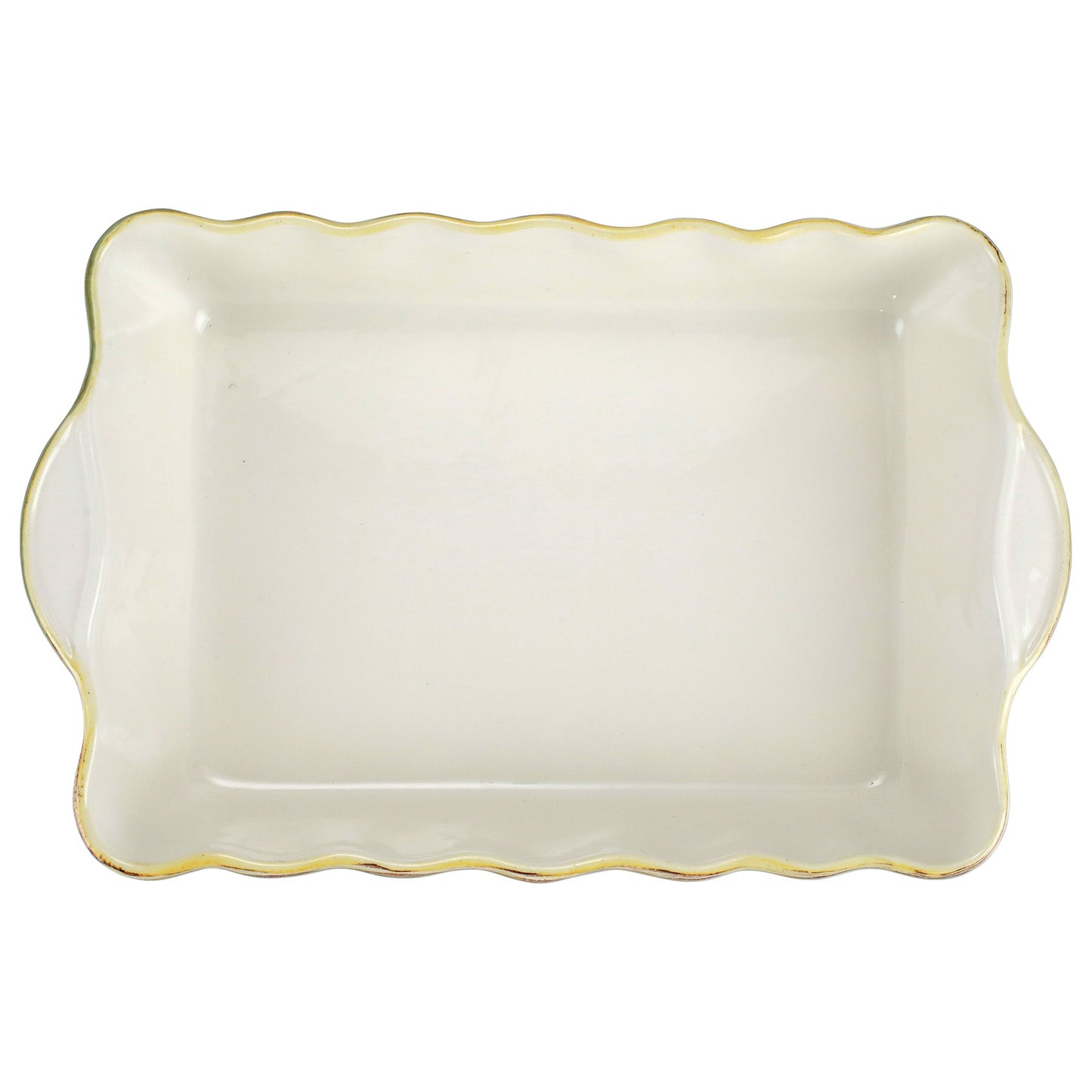 Vietri Italian Baker, Rectangle, Medium, Aqua
