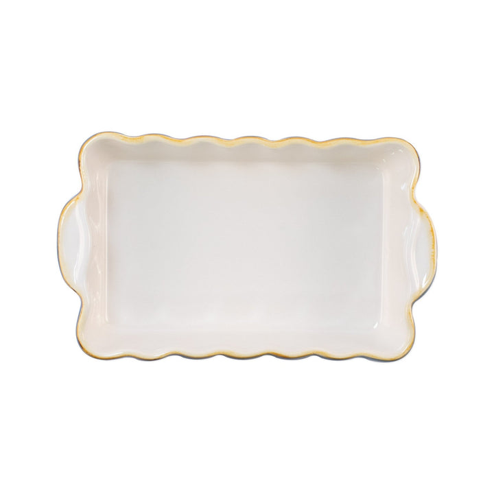 Vietri Italian Baker Small Rectangle, Blue