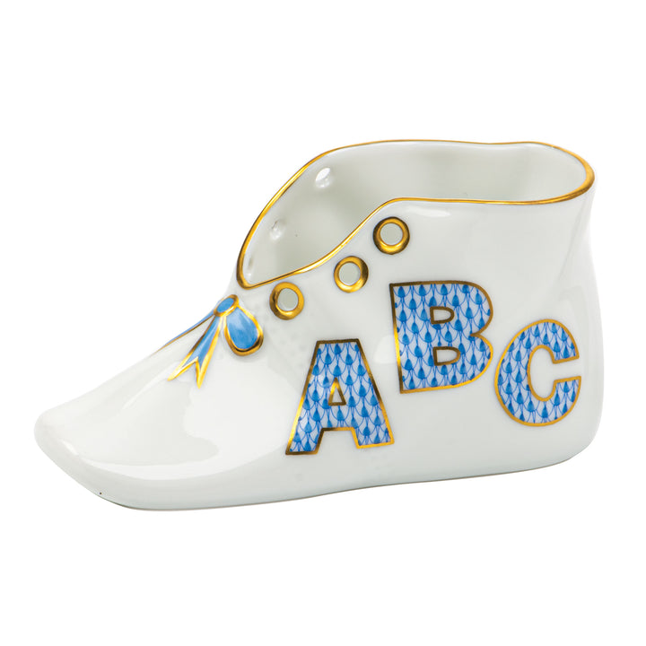 Herend Baby Shoe ABC