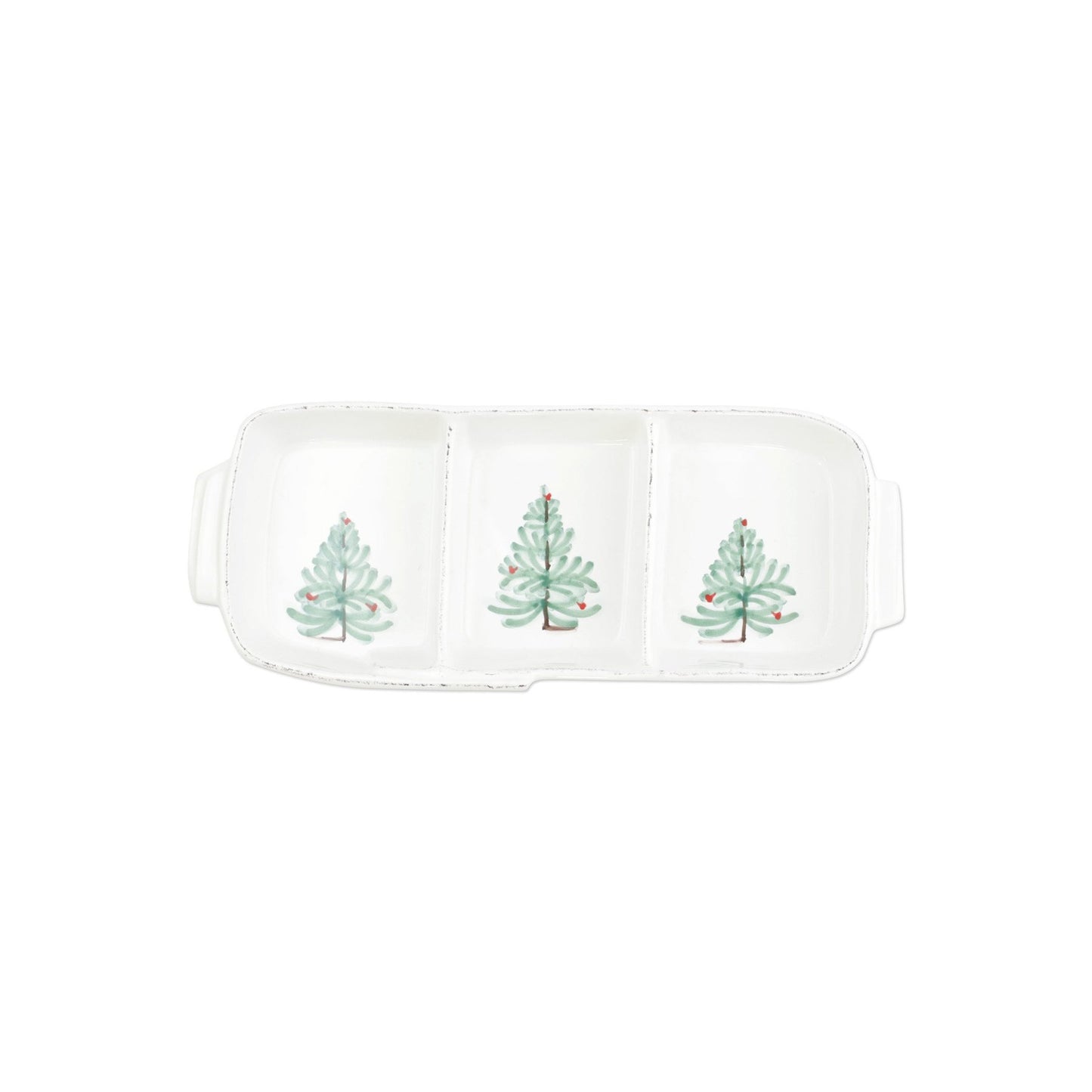 Vietri Lastra Holiday Small Three Part Server