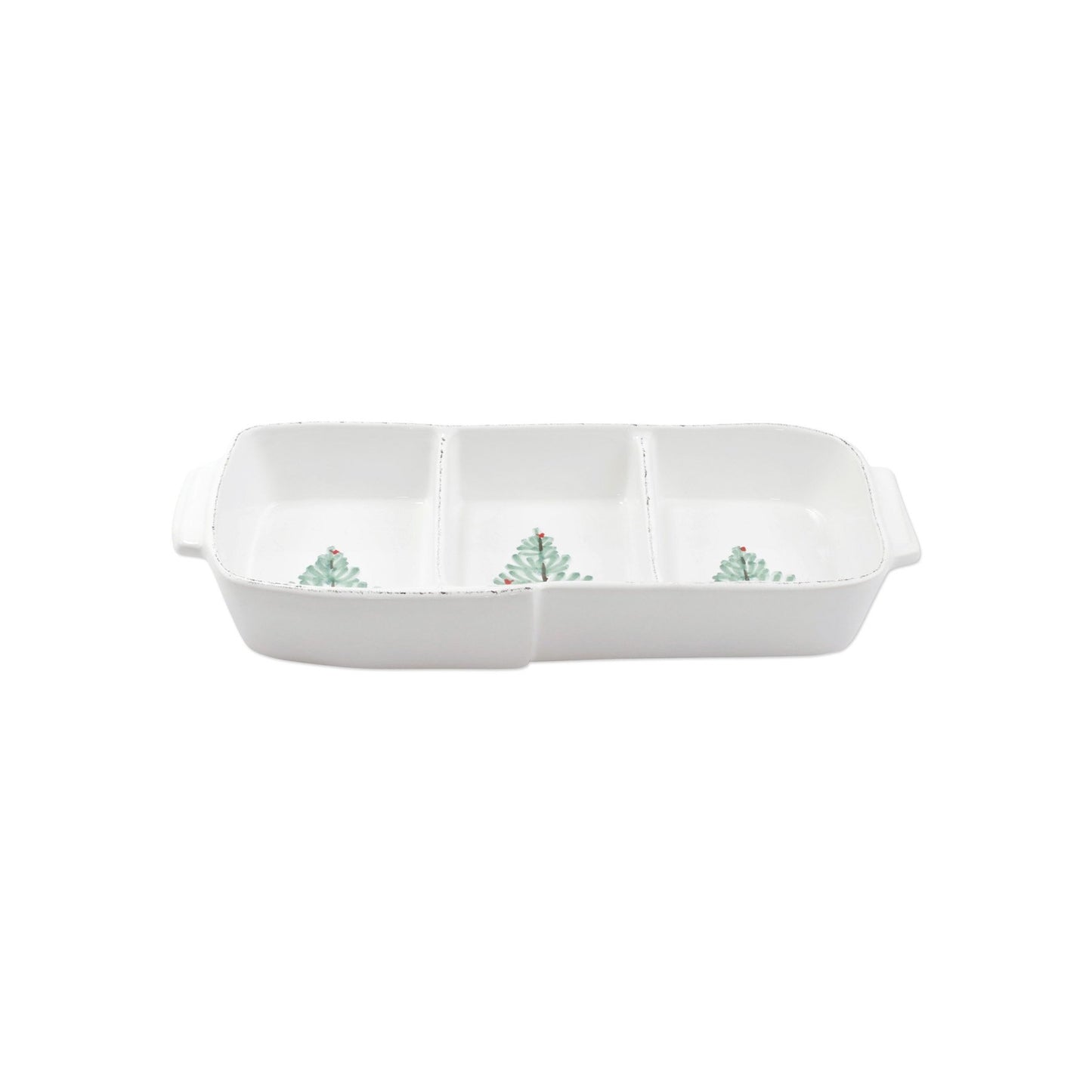 Vietri Lastra Holiday Small Three Part Server