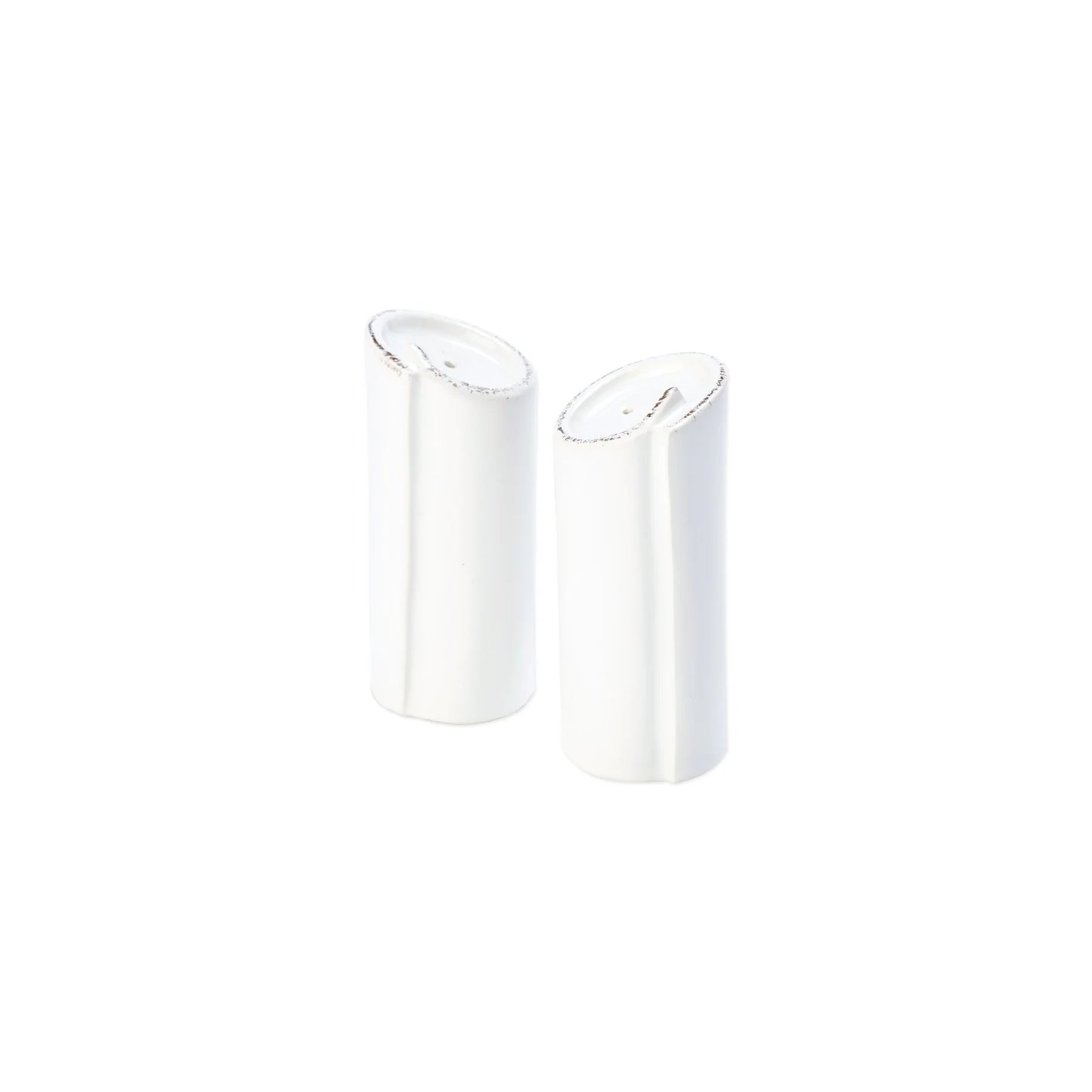 Vietri Lastra White Salt and Pepper