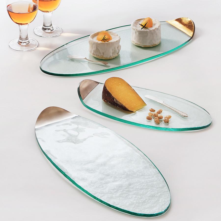 Annieglass Mod Cheese Board, Gold