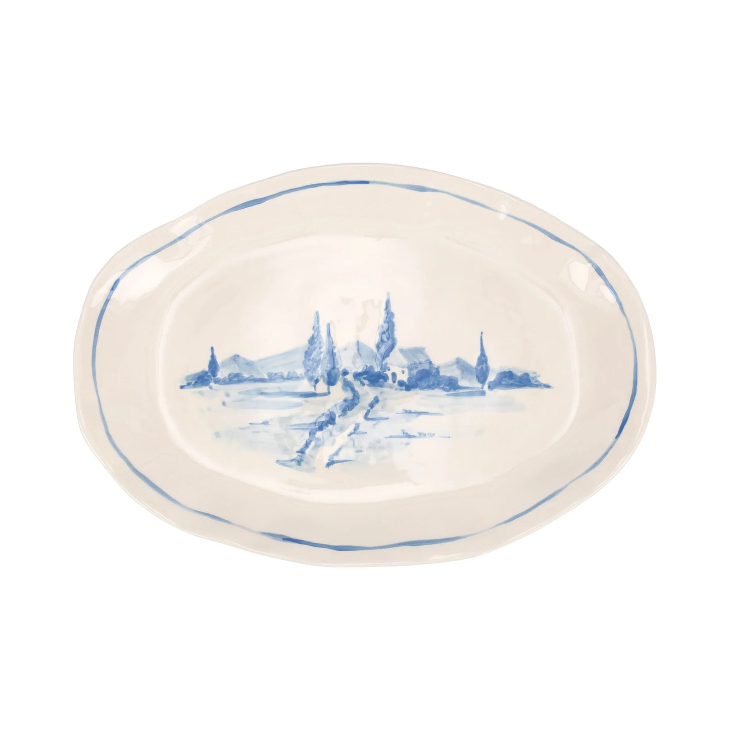 Vietri Modello Tuscan Oval Platter