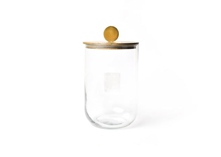 Happy Everything Mini Glass Jar, Wooden Lid