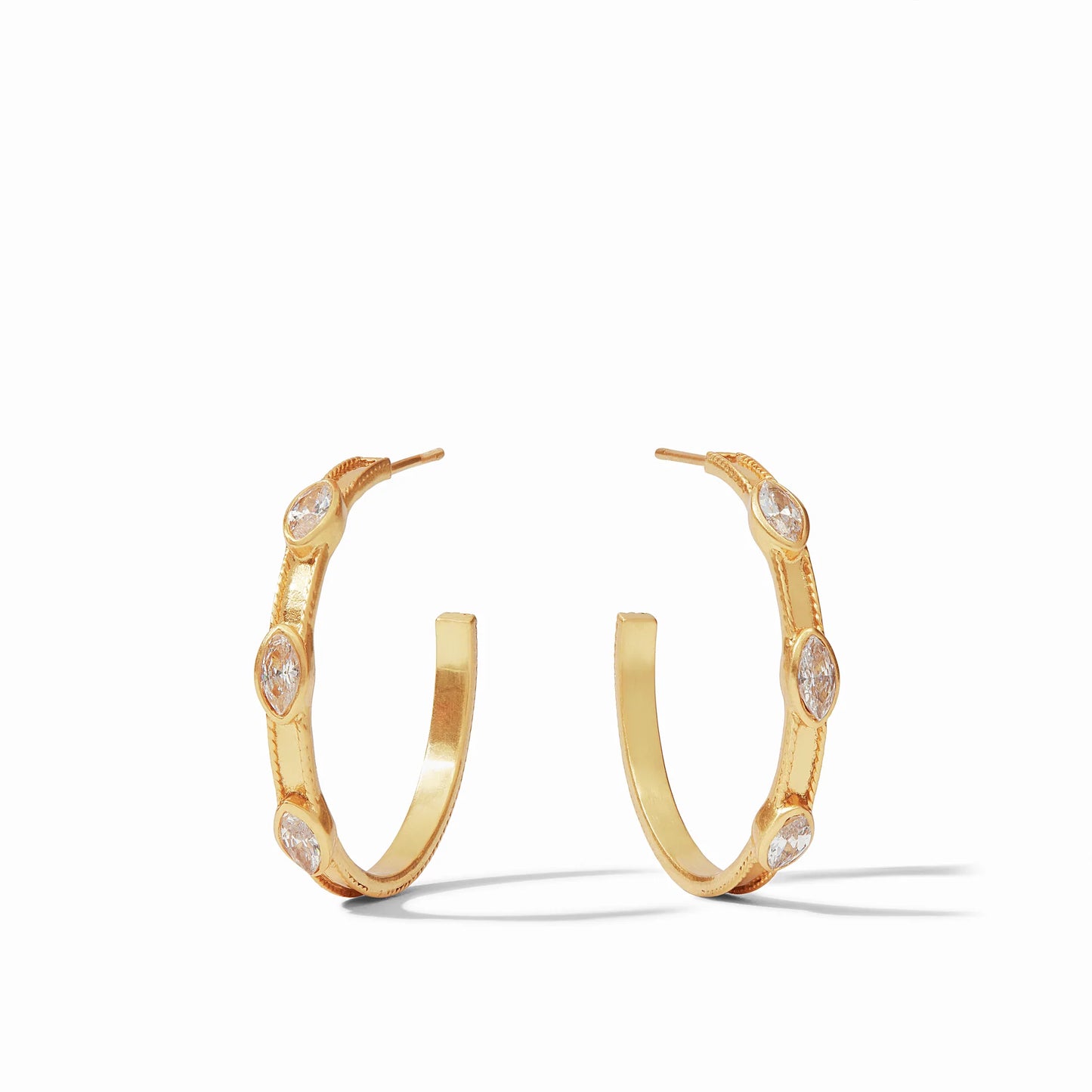 Julie Vos Monaco Hoop, Clear Crystal