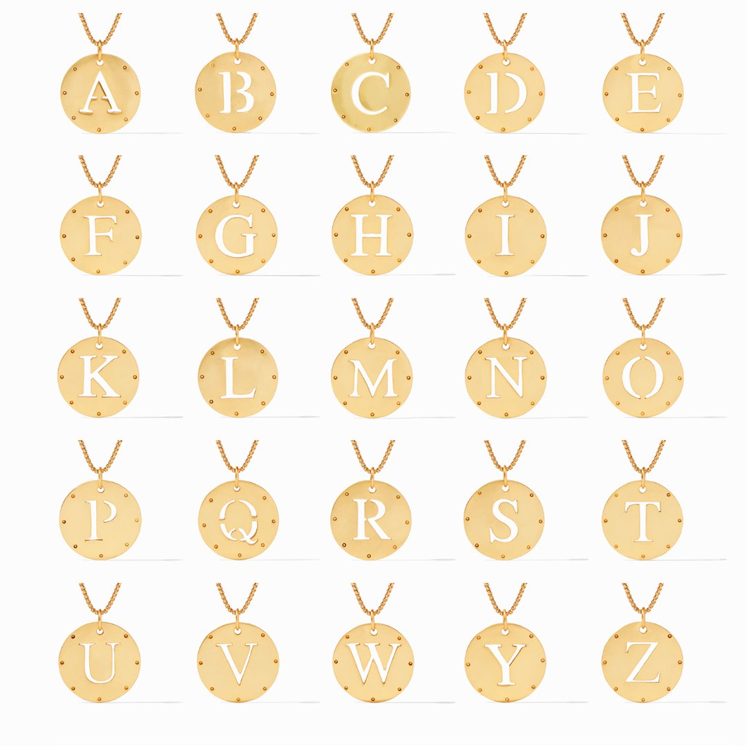 Julie Vos Monogram Pendant