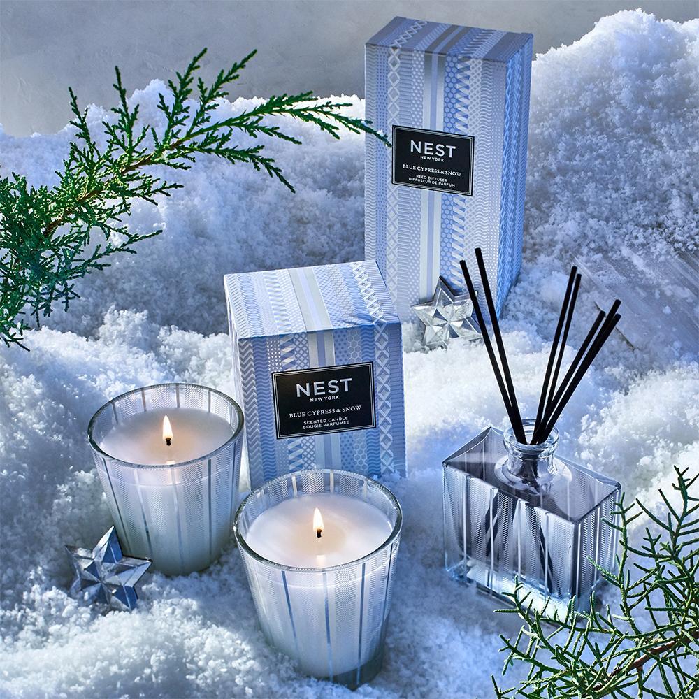 Nest Fragrances, Blue Cypress & Snow 3 Wick Candle