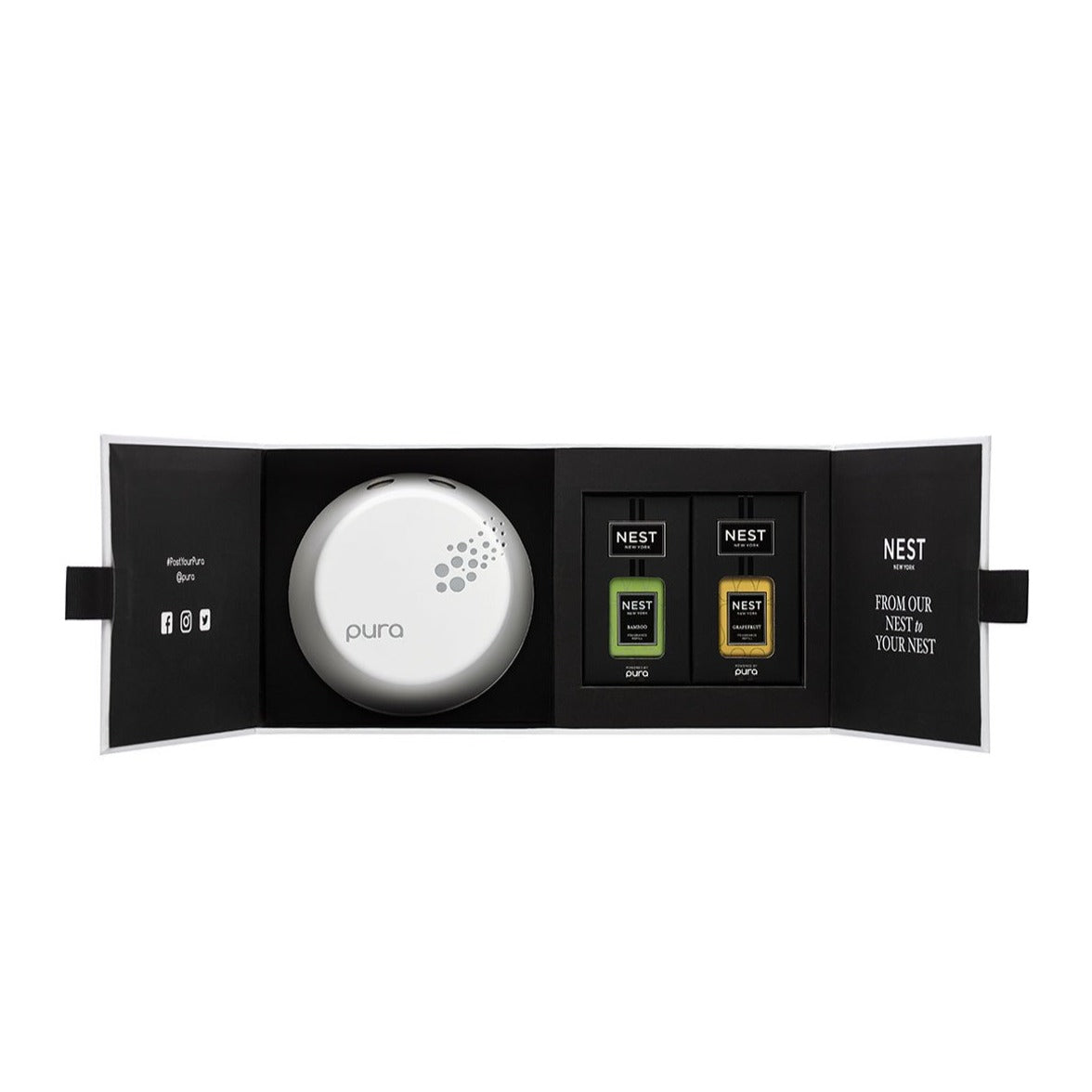 NEST Pura Smart Diffuser, Bamboo - Grapefruit