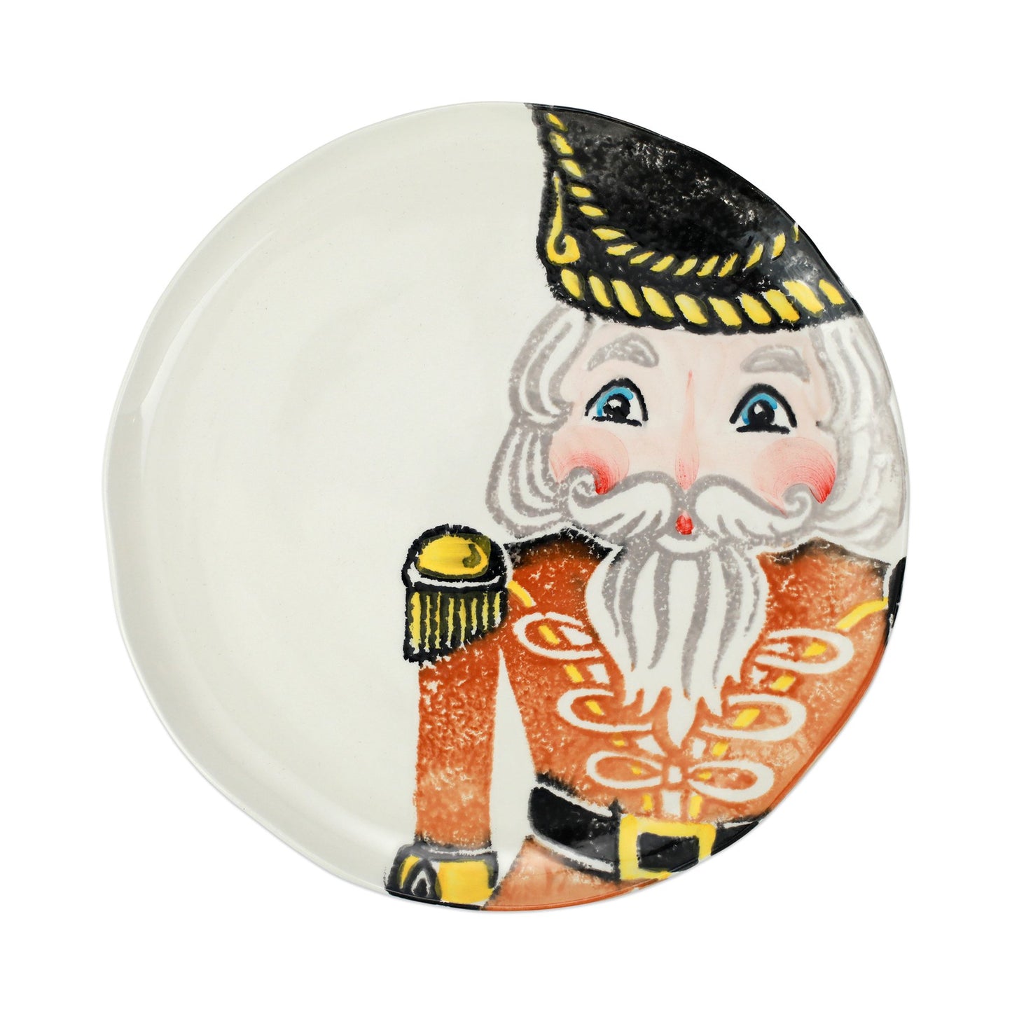 Vietri Nutcrackers Dinner Plate