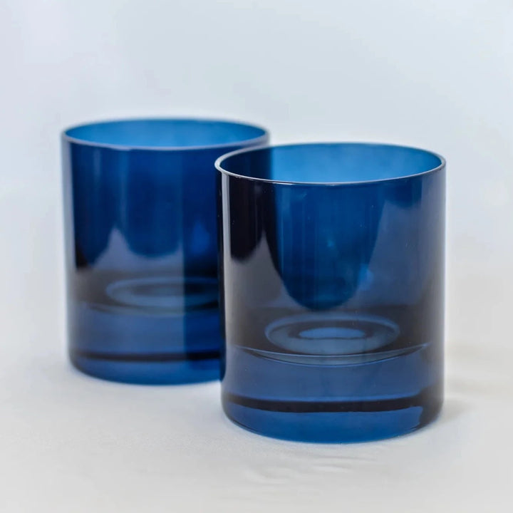 Estelle Colored Glass, Rocks Glass, Set of 2