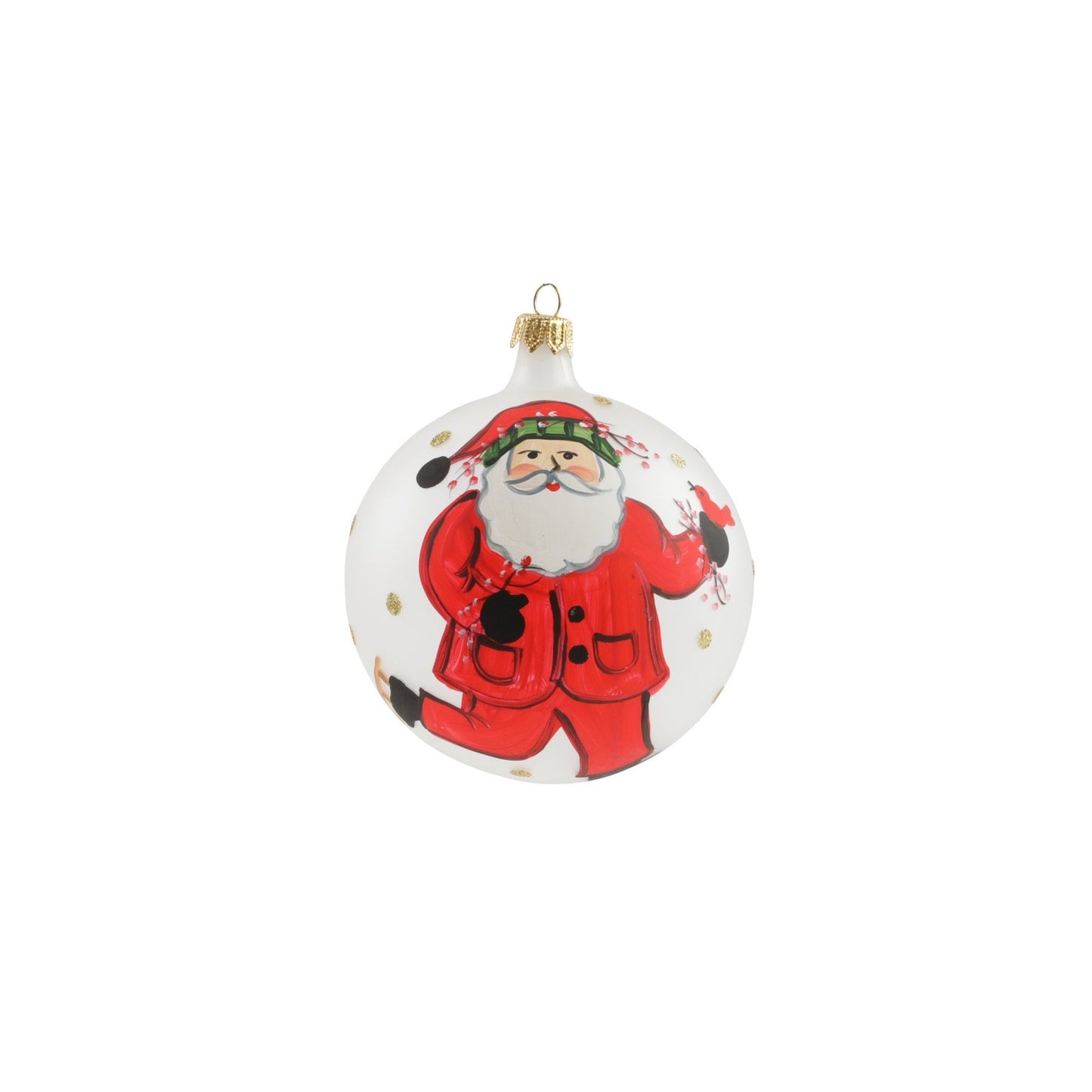 Vietri Old St. Nick Skating Ornament