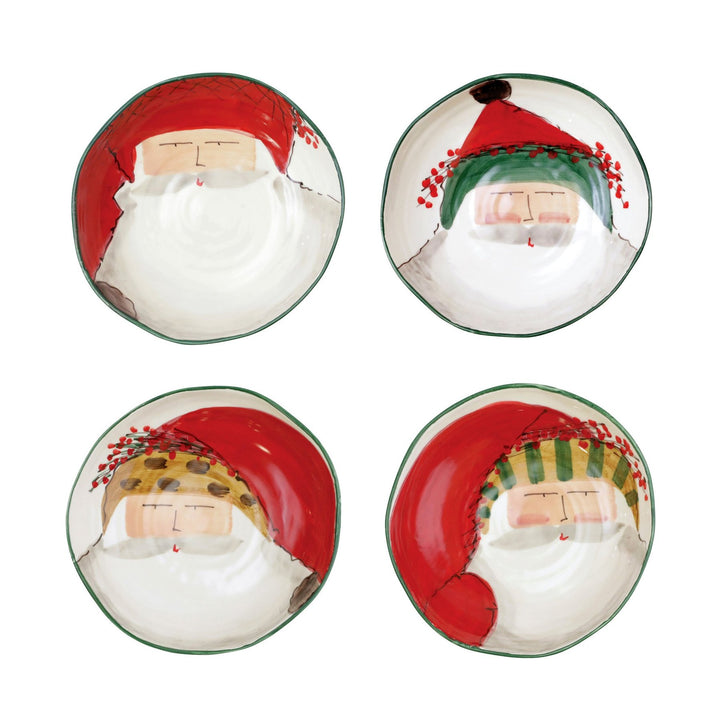 Vietri Old St. Nick Assorted Pasta Bowls