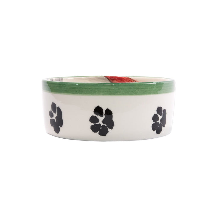 Vietri Old St. Nick Dog Bowl