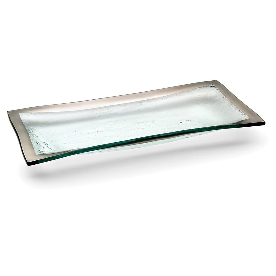 Annieglass Roman Antique Olive Tray