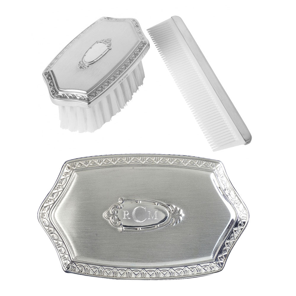 Salisbury Pewter Boy's Brush and Comb Set