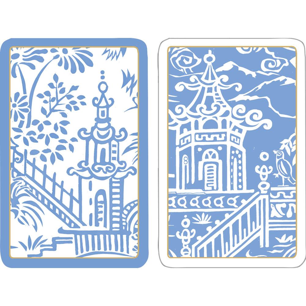 Caspari Pagoda Toile Playing Cards
