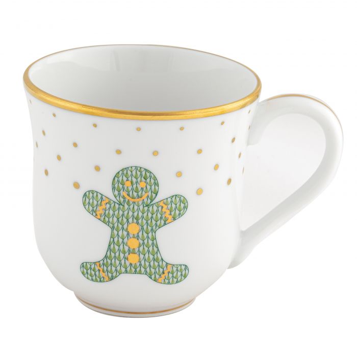 Herend Christmas Milk Mug, Gingerbread