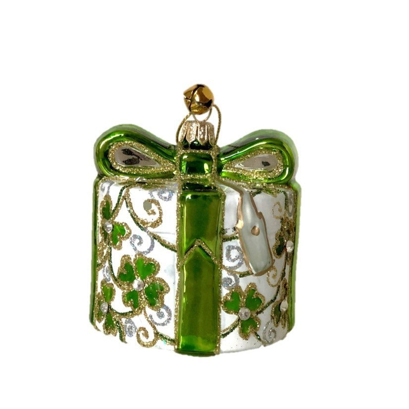 JingleNog Presently Clover Ornament