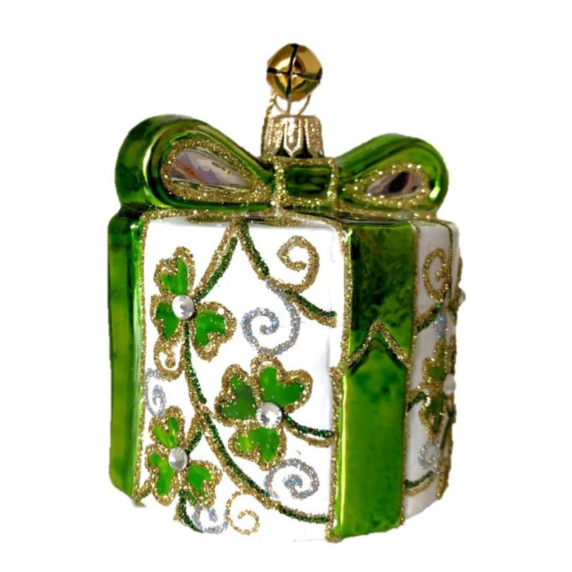 JingleNog Presently Clover Ornament