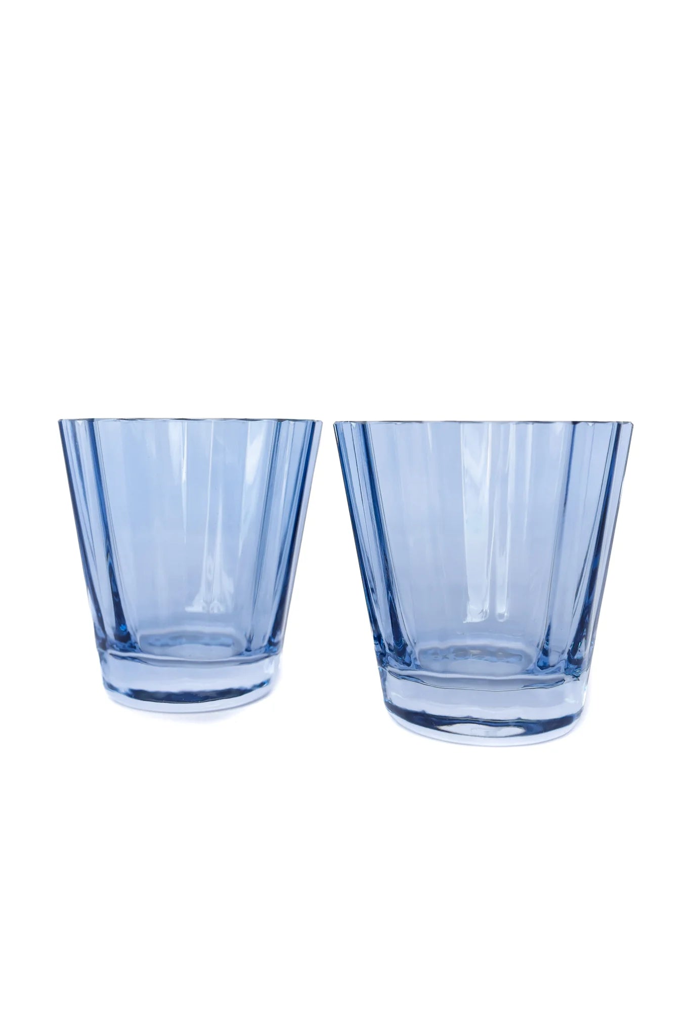 Estelle Colored Glass, Sunday Low Balls, Set of 2