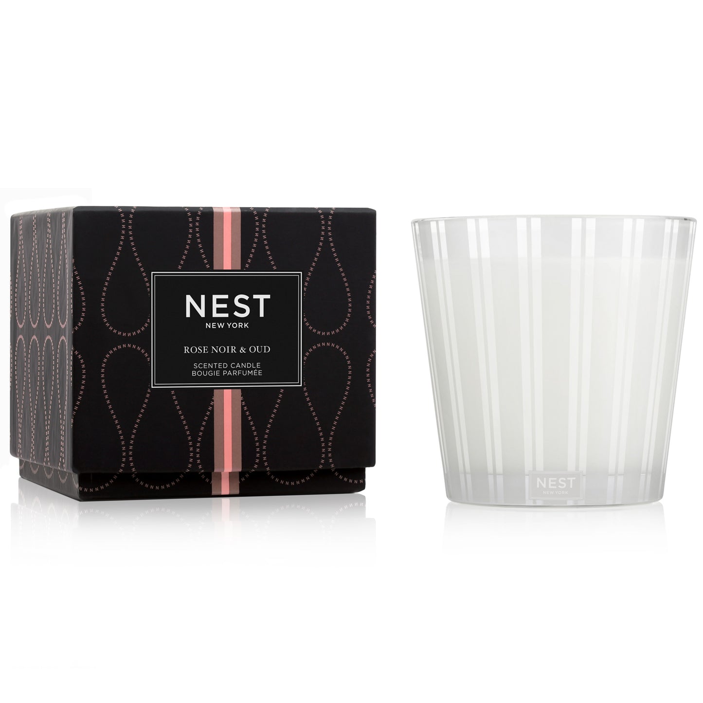 NEST Fragrances, Rose Noir & Oud 3-Wick Candle