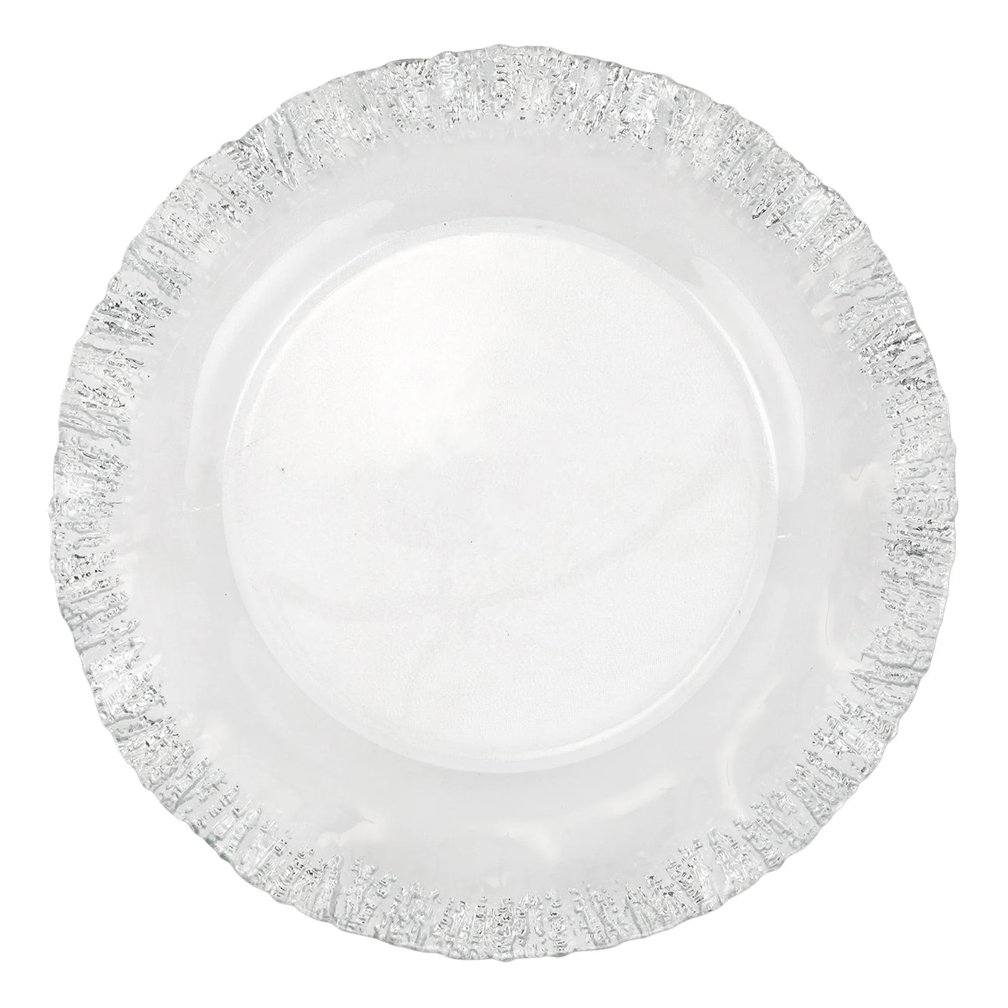 Vietri Rufolo Glass Platinum Charger