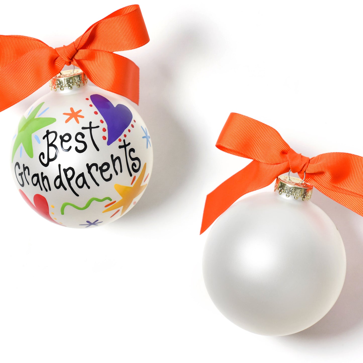 Coton Colors Best Grandparents Glass Ornament