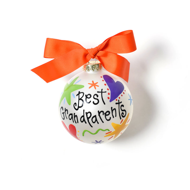 Coton Colors Best Grandparents Glass Ornament