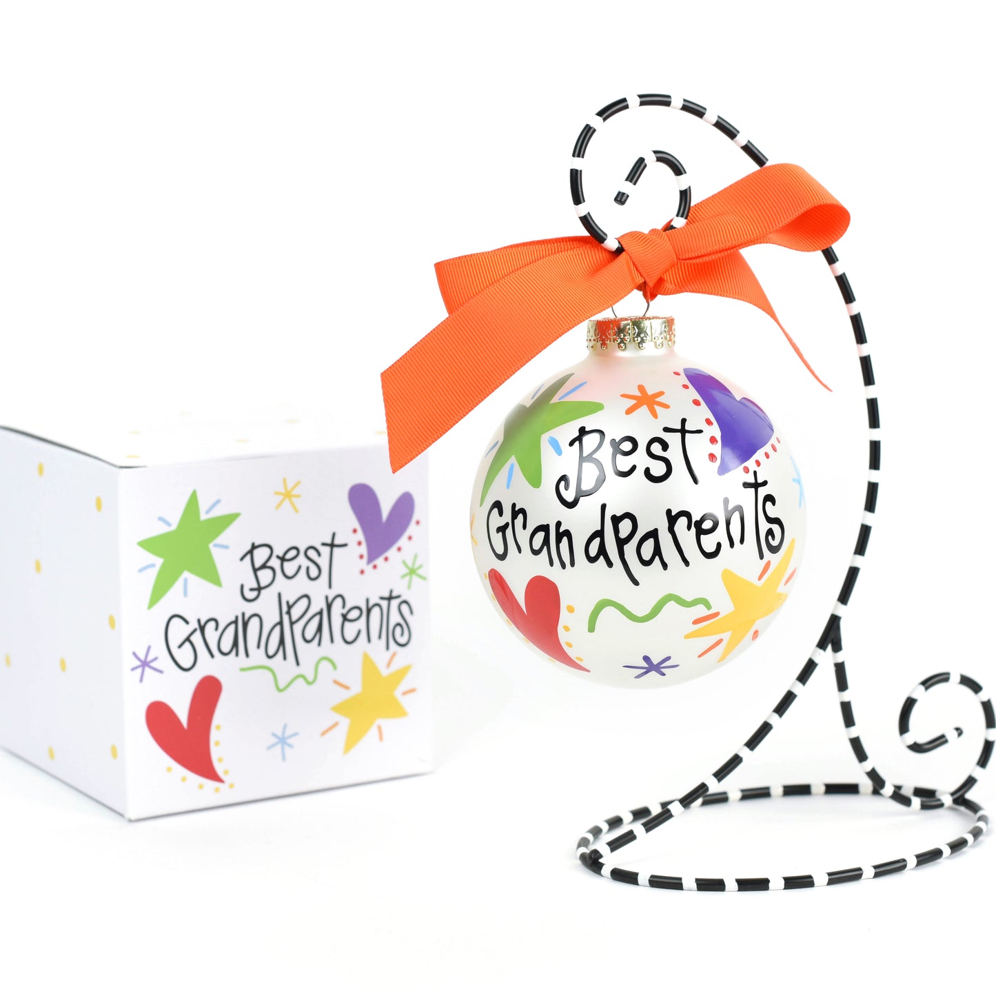 Coton Colors Best Grandparents Glass Ornament