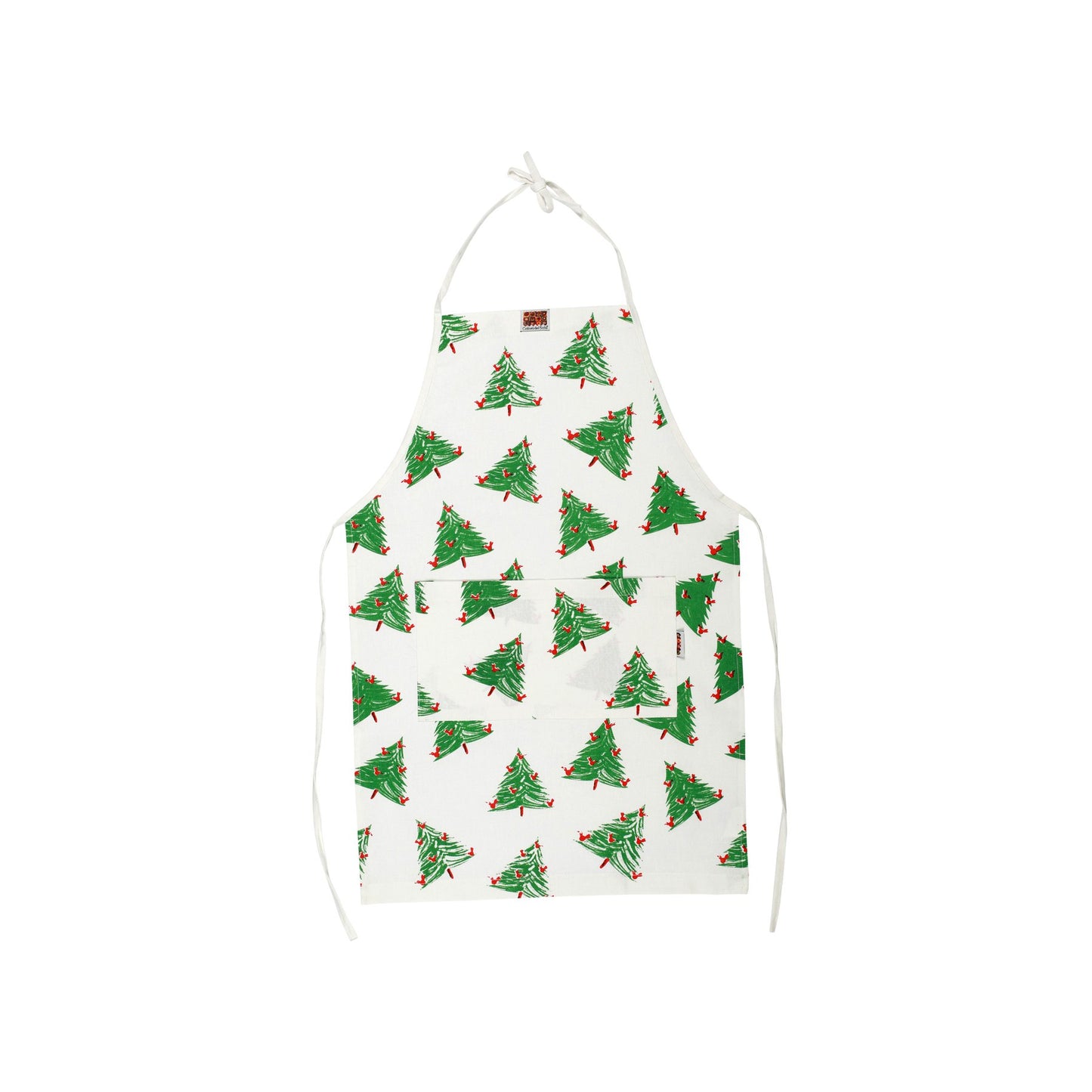 Vietri Siciliano Linens Holiday Tree Children's Apron