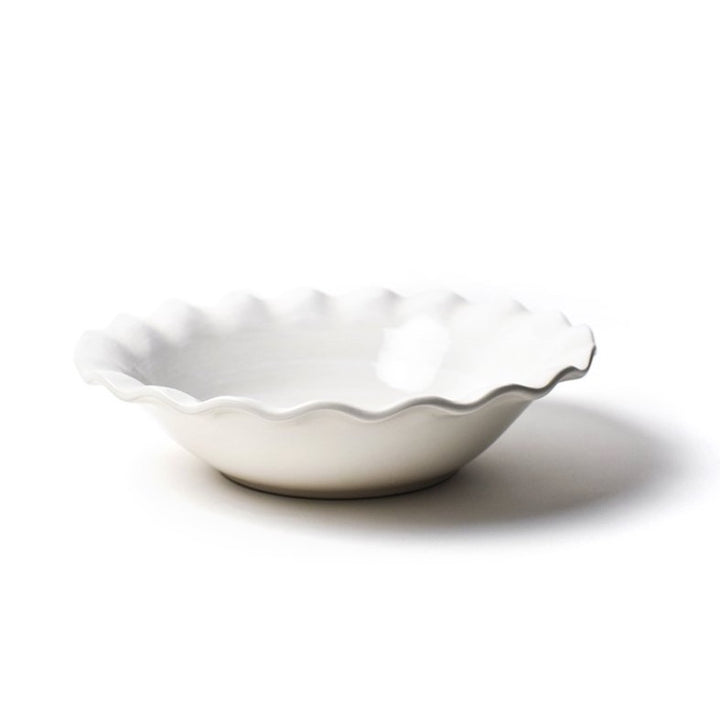 Coton Colors Signature White 11” Ruffle Best Bowl