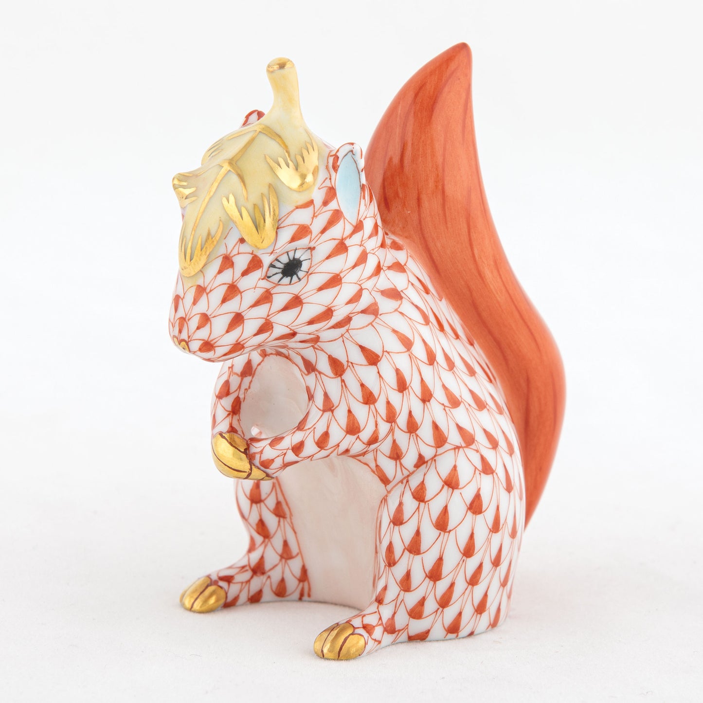 Herend Squirrel with Leaf