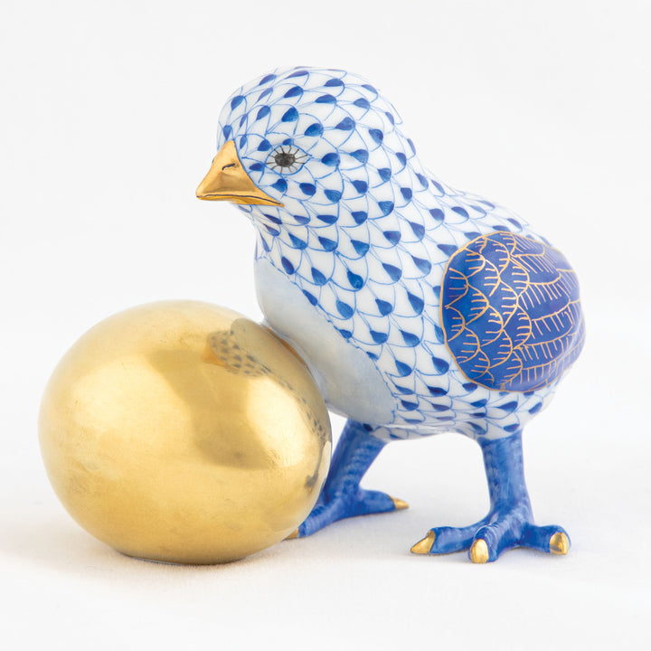 Herend BABY CHICK WITH EGG