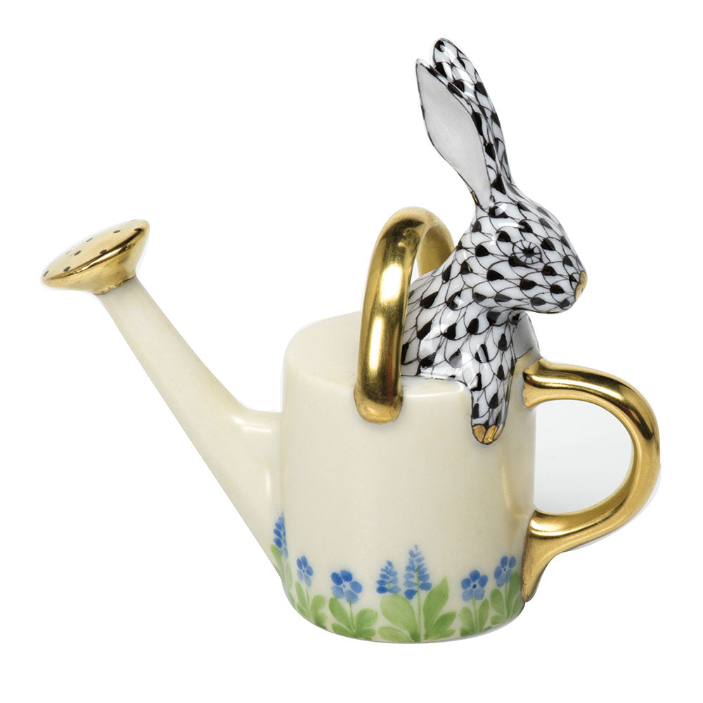 Herend Watering Can Bunny