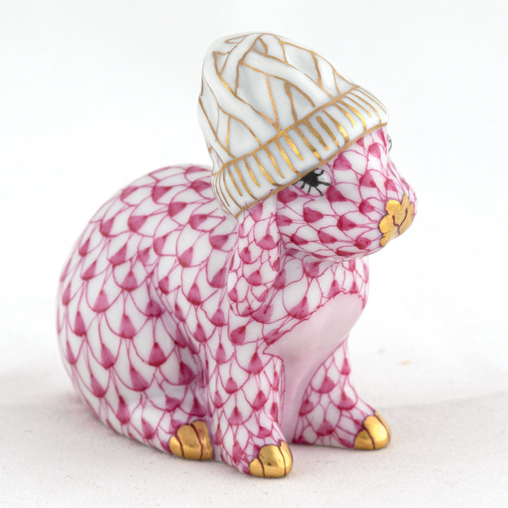 Herend Bunny with Winter Hat