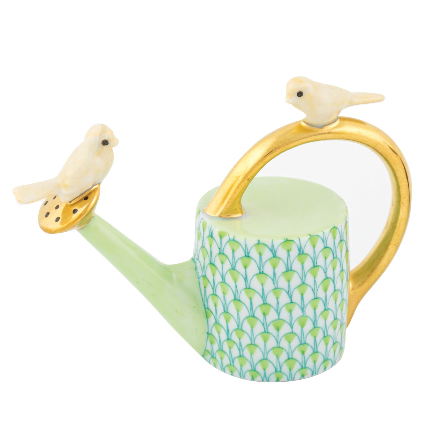 Herend Watering Can With Birds