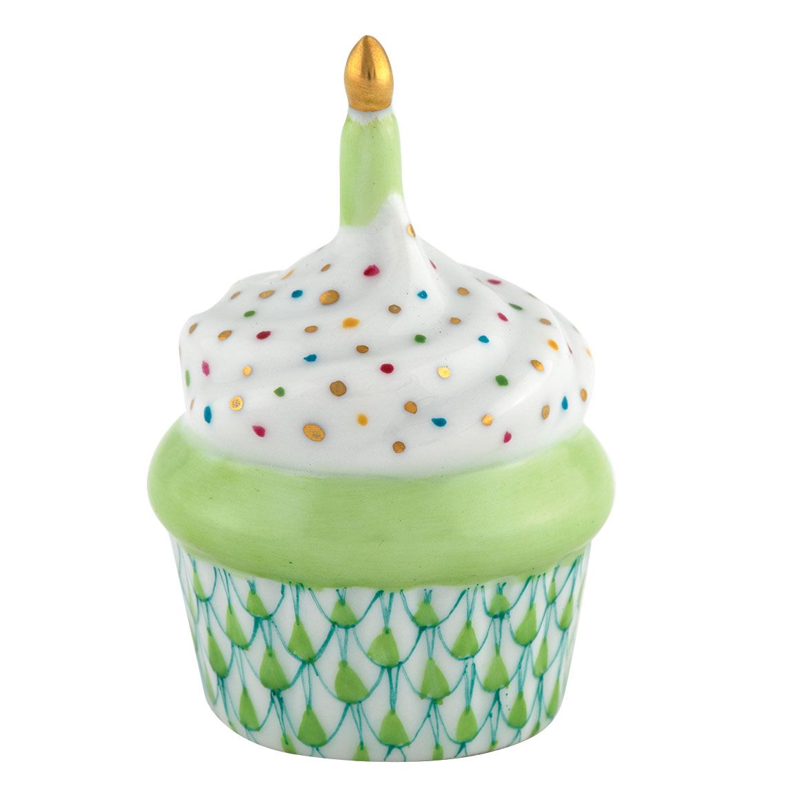 Herend Cupcake with Candle