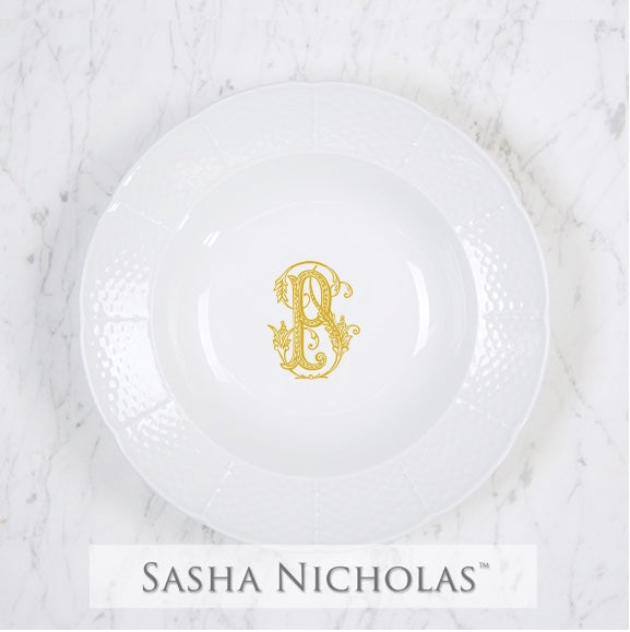 Sasha Nicholas Weave Rim Soup Bowl