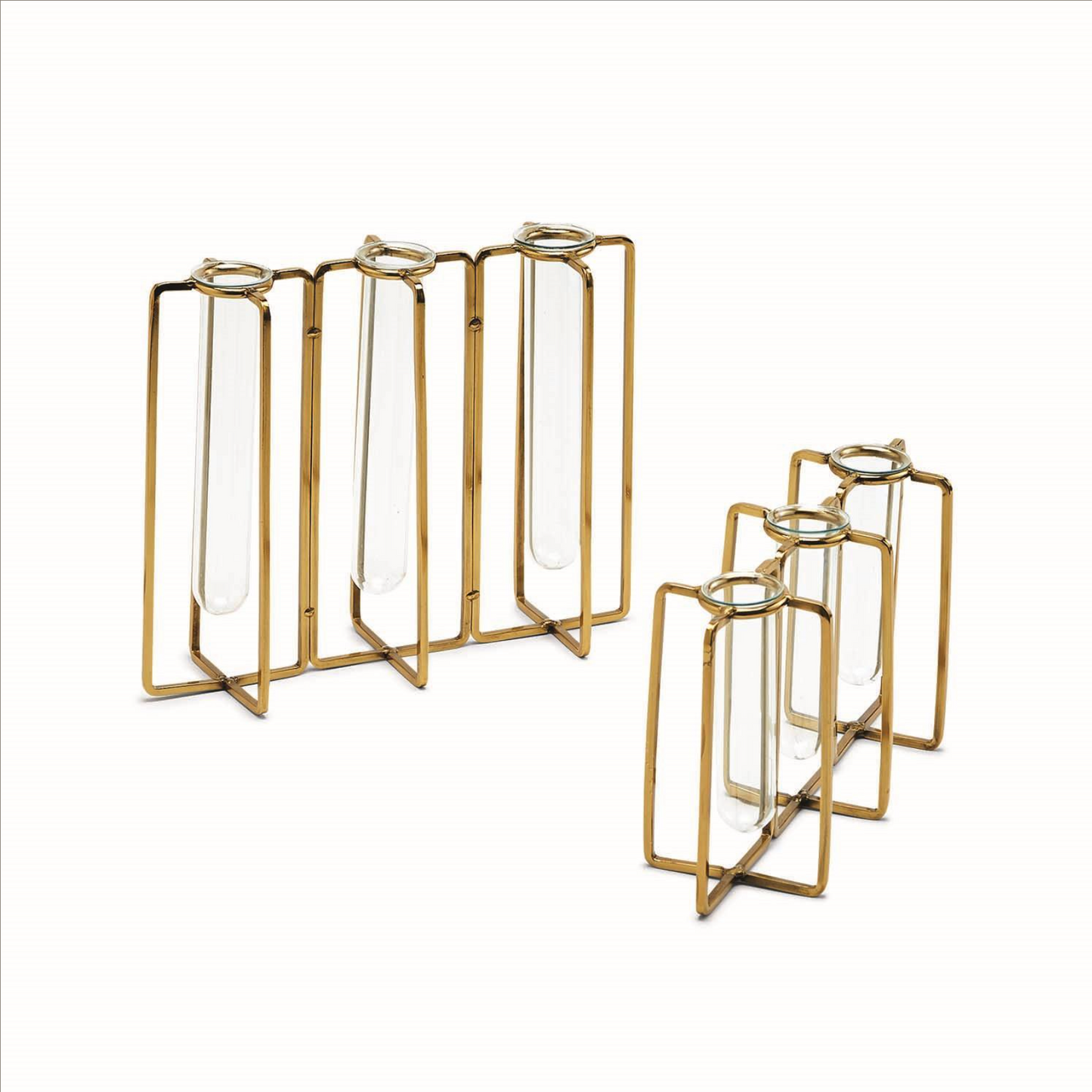 Lavoisier Golden Flower Vases