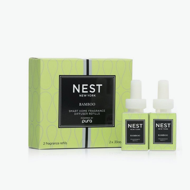 NEST Fragrances, Bamboo Refill Duo for Pura Smart Home Fragrance Diffuser