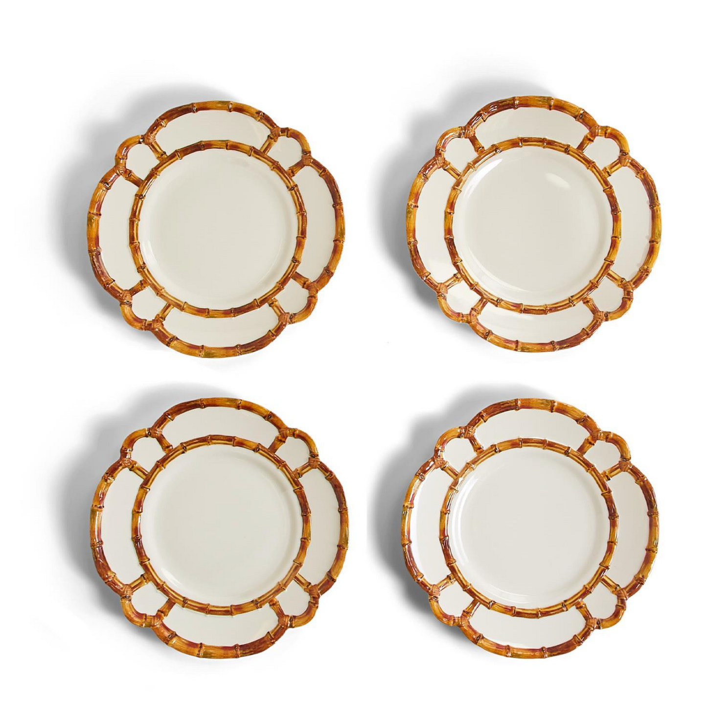 Bamboo Touch Plates Set of 4