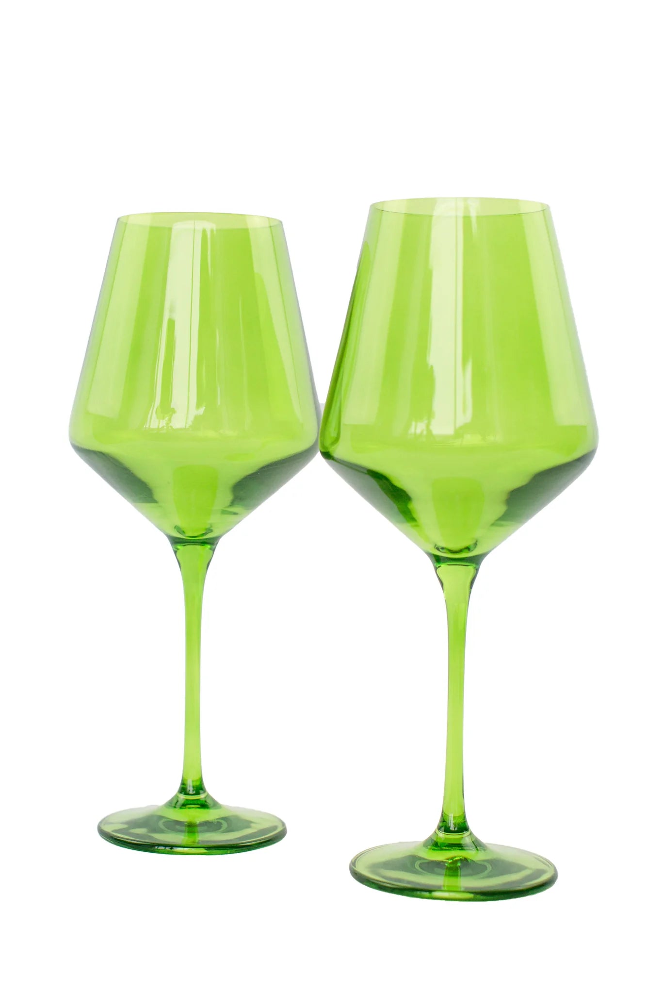 Estelle Colored Glass, Wine Glasses, Set of 2