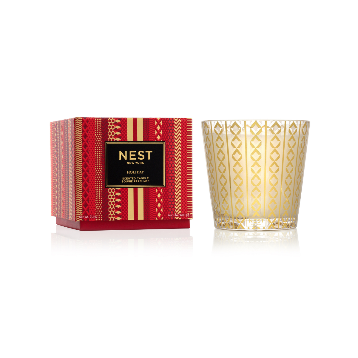 Nest Fragrances, Holiday 3-Wick Candle