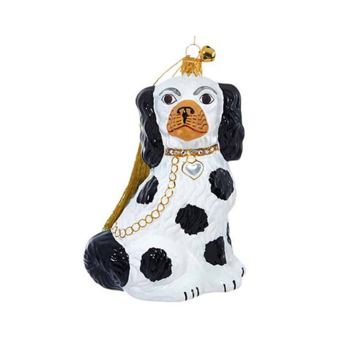JingleNog Cavalier Greetings Ornament