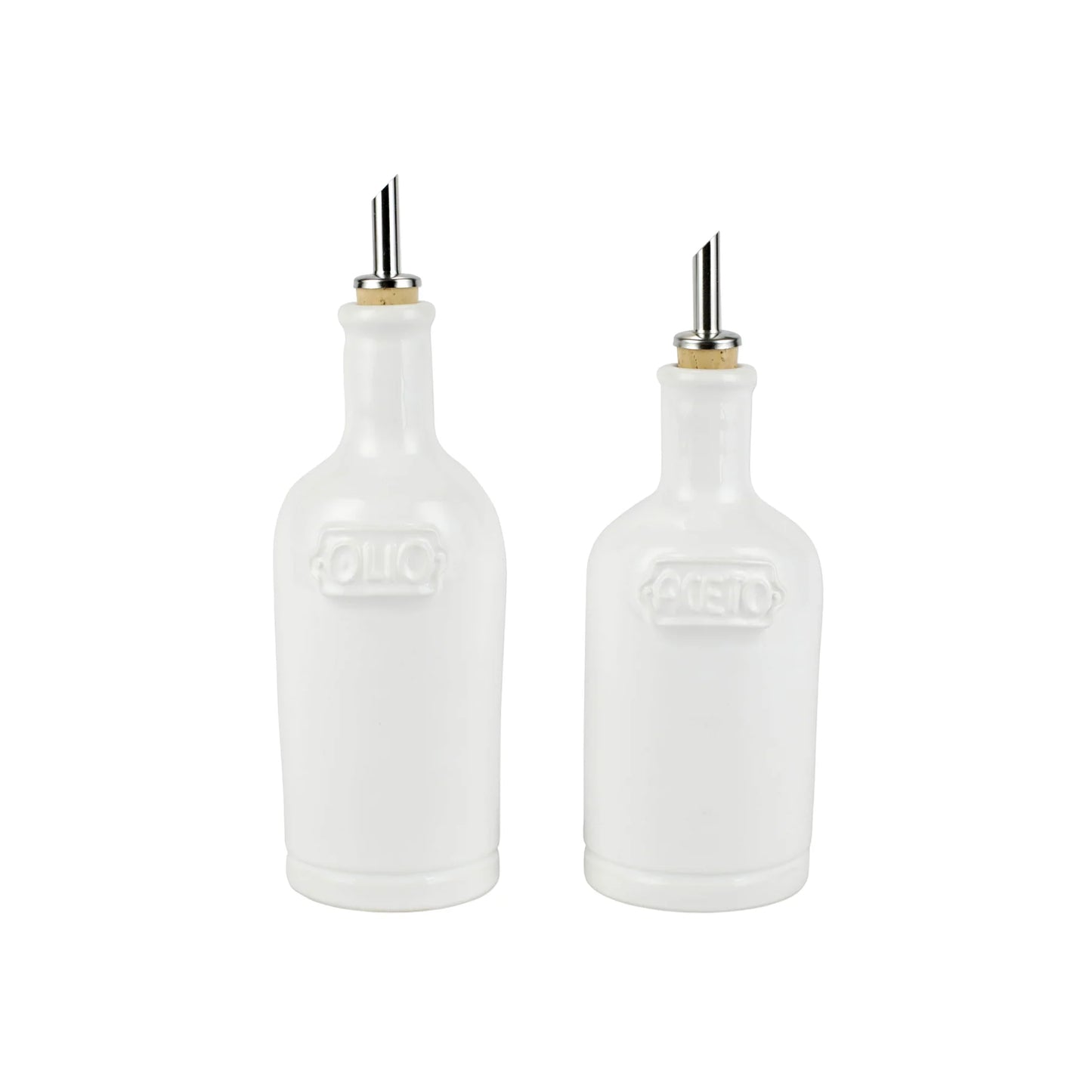 Vietri Viva by Vietri Fresh, Oil & Vinegar Set, White